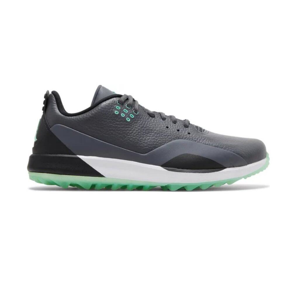 Nike Air Jordan Men's ADG 3 Dark Grey Green Glow Golf Shoes Size 9.5